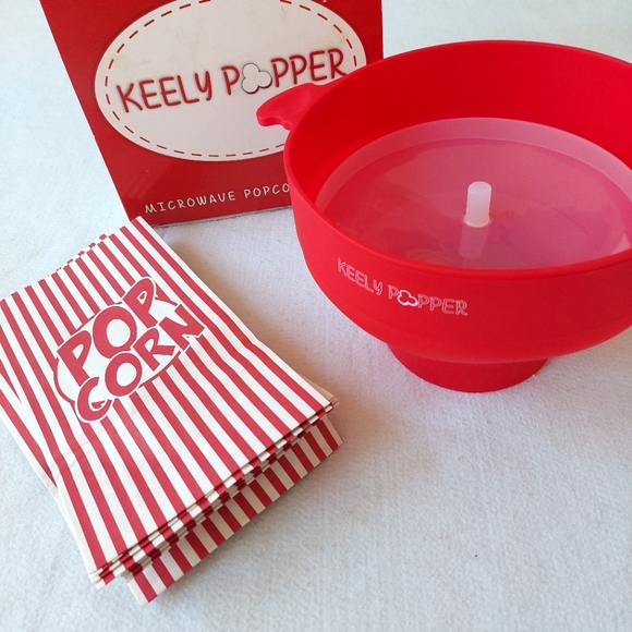 KEELY POPPER microwave popcorn maker NIB - Picture 1 of 12